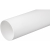 Okrúhle ventilačné potrubie airRoxy PVC 125 mm, 0,5 m