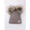 Zimná čiapka I love milk Farba: Latte