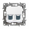 Zásuvka dát. 2xRJ45 cat.6 UTP Niloé biela 664774 Legrand