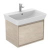 Ideal Standard Connect Air - Skrinka pod umývadlo Cube 60 cm, 53x41x40 cm, dekor svetlé drevo/svetlohnedá mat E0846UK
