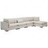 Livetastic ROHOVÁ SEDACIA SÚPRAVA, textil, krémová - Online Only obývacie izby - 000454002701