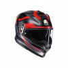 AGV K7 E2206 MPLK GLIMPSE MATT BLACK/RED Velkosť: XXL