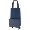 Taška na kolieskach Foldabletrolley tmavomodrá