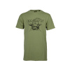 BLACK CAT - Tričko Military Shirt Green veľ. S