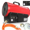 Plynový ohrievač, ventilátor LCD 20kW + hadica VYPR