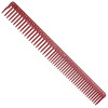 JRL Professional Kadernícky hrebeň JRL Long round tooth cutting comb J306 - červený