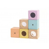 PlanToys PlanToys Zmyslové kocky (6ks) 