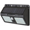 Rabalux 7881 LED vonkajšie nástenné solárne svietidlo s pohybovým čidlom Ostrava 1x2,4W | 225lm | 4000K | IP44 - čierna