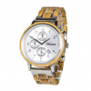 Whisky Swiss Mountain Silver drevené hodinky