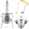 Perfect Home Set-195 Kotlíková súprava PROFI 20L, 4ks