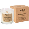 VALPE Ylang Ylang & Rose sviečka v skle, 300g, drevený knôt, doba horenia 40 hodín