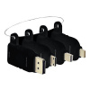 VISION Professional - Sada datových kabelů audio / video - DisplayPort / HDMI / USB - černá TC-MULTIHDMI/BL