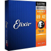 Struny na elektrickú gitaru 09-42 Super Light Nanoweb Elixír