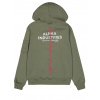 Alpha Industries Signature BP Hoody pánska mikina sage green Veľkosť: XXL, Farba: zelená