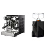 Rocket Espresso Appartamento TCA, black/black + Eureka Mignon Perfetto, BL black