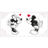 JERRY FABRICS Osuška Mickey a Minnie in love 03 Bavlna - Froté, 70/140 cm