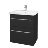 Dreja Umývadlová skrinka BIG INN SZZ2 65 - N03 Graphite / Úchytka T02 / N03 Graphite