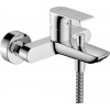 Hansgrohe Rebris E, nástenná vaňová batéria, chrómová, HAN-72450000