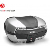 GIVI V58NT kufor Maxia 5 čierno-strieborný lakovaný matný (Monokey), číra optika, objem 58 ltr