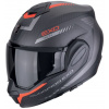 SCORPION preklápacia prilba na motocykel EXO-TECH EVO CARBON COSY čierna/červ. S
