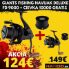 GIANTS FISHING NAVIJÁK DELUXE REEL FD 9000 + CIEVKA 10000 ZDARMA!