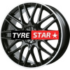 CMS C25 7x17 4x100 ET50 Diamond Rim Black Gloss