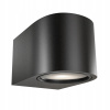 Záhradné nástenné svietidlo - Fasáda lampa na stenu lampa čierna GU10 LED (Fasáda lampa na stenu lampa čierna GU10 LED)