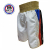 Boxerské trenírky BAIL, 10 cm pas, česká vlajka, Satén L