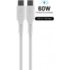 Fixed kabel USB-C/USB-C FIXDLS-CC12-WH 8591680147281