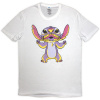 Tričko Lilo & Stitch - Lilo & Stitch Purple Stitch Biela XL