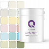 Latexová farba Q-COVER na steny, matná, 10 l, viacfarebná, výdatnosť 7 m²/l