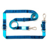 Max&Molly Multi-Leash Matrix Sky Blue - odnímateľné vodítko pre psa s reflexným prešívaním, 200 cm - M