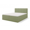 Čalúnená boxspring posteľ Silco - olivová Rozmer: 160x200