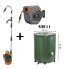 ASIST smart garden SET skladací sud 500 + sudové čerpadlo + automatický navijak s hadicou