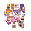 Bigjigs Toys Domček pre bábiky Dolls Furniture 35 cm