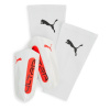 Puma Ultra Light Shin Guards White/Red Medium