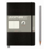 LEUCHTTURM1917 Softcover paperback (B6+) Black, 123 p., bodkovaný - zápisník