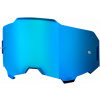 Sklo na okuliare 100 % Armega blue mirror one size
