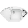 Blanco Delta II-F s excentrom, s nerezovou miskou biela 523673