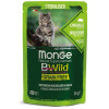 MONGE BWILD CAT GF Kapsička STERILKA Divoké prasa 85g