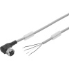 FESTO NEBU-M12W5-K-2.5-LE4 pripojovací kábel pre senzory - aktory, 550325, piny: 5, 2.50 m, 1 ks; 550325