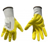 Ochranné rukavice GEKO veľkosť 9 žlté G73552