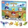 Stavebnica Mega Bloks Pokemon Blocks figúrky (MEGA CONSTRUX POKEMON BLOCKS POKE BALL 5 BACK TRAINER SET 118 ELEMENTS)