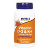 Doplnok výživy Now Foods Vitamín D3 & K2 kapsule 120 ks