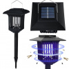 Bluegarden Bluegarden, LED solárna lampa proti hmyzu 15x15x27 cm J-22, čierna, OGR-02107