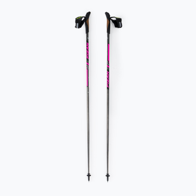 FIZAN Runner palice na nordic walking black/pink S22 CA06 (105 cm)