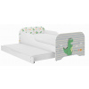 Wooden Toys Detská posteľ MIKI 160x80 DINO s funkciou na spanie (1)