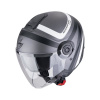 Prilba Scorpion EXO-CITY II RIVA Matt Silver Black White Veľkosť: XS (53-54 cm)