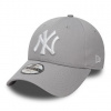 Dětská Kšiltovka New Era - MLB Essential 9FORTY - NY Yankees - Gray / White dětské kšiltovky Child (52-54 cm)