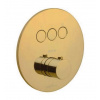 Paffoni Compact Box Termostatická batéria pod omietku, na 3 spotrebiče, zlatá CPT019HG